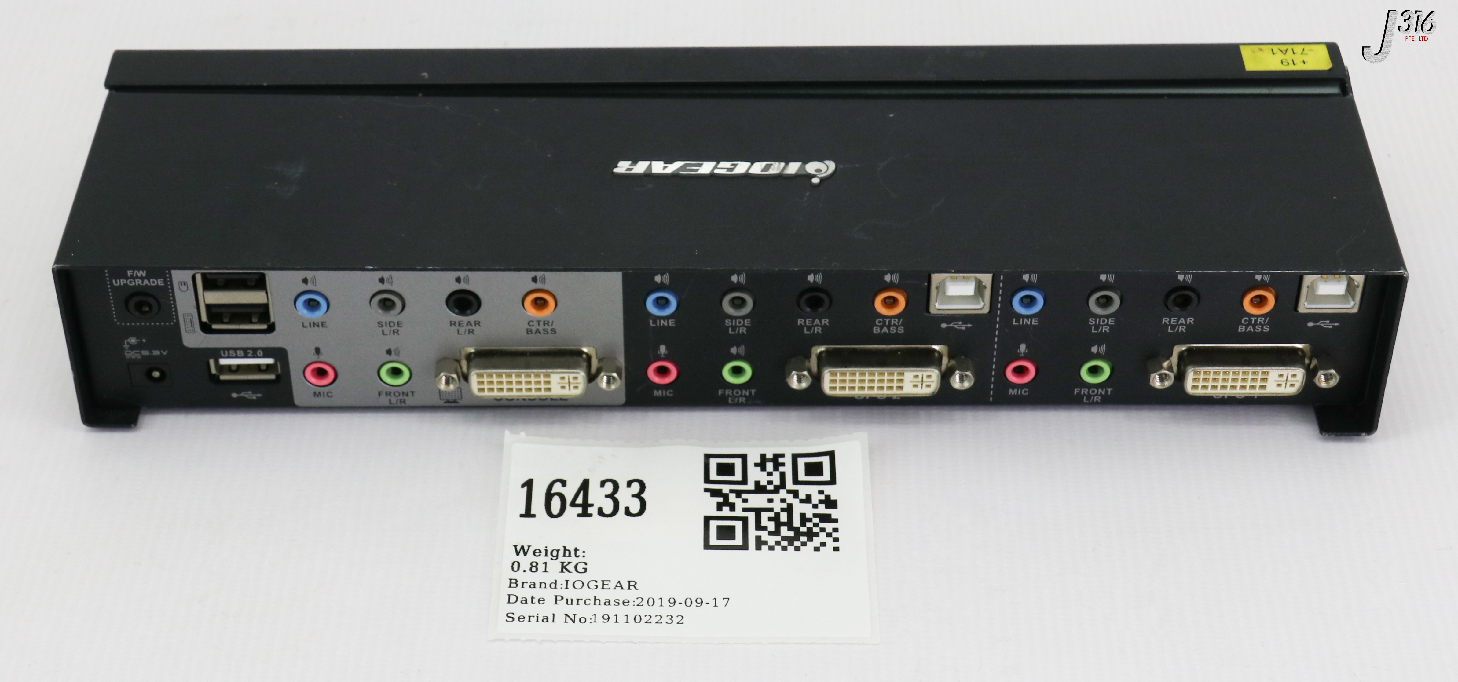 F 16433 IOGEAR MINIVIEW 2-PORT DUAL-LINK DVI KVMP SWITCH GCS1782 | eBay